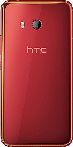 HTC U11 64GB Single SIM Factory Unlocked Android OS Smartphone (Red) - International Version