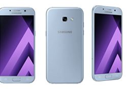 Samsung Galaxy A5 (2017) Android Smartphone 5.2IN FHD Super AMOLED 16MP Main Camera 16MP Front Camera 3GB RAM 32GB IP68 WATERPROOF ( Unlock Code Included ) (Blue) - CA Version Warranty provide by Samsung Canada
