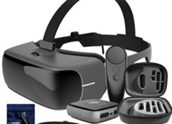 with Eye Protection VR Headset 3D Glasses, 360 HD Immersive Virtual Reality Helmet Video Gamepad, iPhone 7 6 6S Plus, Samsung S6 / S6 Edge / Note5, Somatosensory Game,Somatosensorysuit