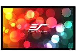 Elite Screens Sable Frame, 115-inch 2.35:1, Sound Transparent Fixed Frame Projection Projector Screen, ER115WH1W-A1080P2