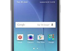 Samsung SAMJ7BLKEU Galaxy J7 Unlocked GSM Smartphone 16 GB-No Warranty, Retail Packaging, Black