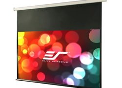 Elite Screens VMAX2, 120-inch Diagonal 16:9, Electric Motorized Drop Down HD Projection Projector Screen, VMAX120XWH2-E24