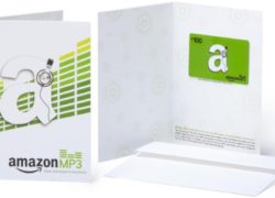 Amazon.com $2000 Gift Card in a Greeting Card (Amazon MP3 Card Design)