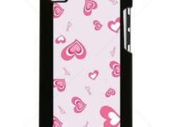 Valentine's Day Gift Sweet Heart Love Apple iPod Touch iTouch 4th Generation Hard Plastic Black or White cases (Black)