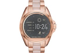 Michael Kors Access Touch Screen Rose Gold Acetate Bradshaw Smartwatch