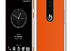 Lumigon T3 128GB Stainless Steel Dual-SIM Factory Unlocked 4G Smartphone (Orange) - International Version with No Warranty