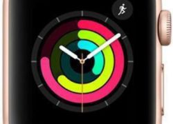 Apple Watch Series 3 - GPS - Gold Aluminum Case with Pink Sand Sport Band - 42mm