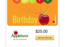 Applebee's Birthday Balloons Gift Cards - E-mail Delivery