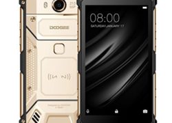 DOOGEE S60 Triple Proofing Smart Phone 6GB+64GB Cellphone IP68 Waterproof 5580mAh Battery 5.2 inch Android 7.0 MTK Helio P25 Octa Core up to 2.5GHz 4G Network Smart Phone Support NFC OTA Dual SIM Phone Fingerprint Identification (Gold)