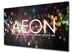 Elite Screens Aeon, 135-inch 16:9, Grey Material Home Theater Fixed Frame EDGE FREE Projection Projector Screen, AR135H2