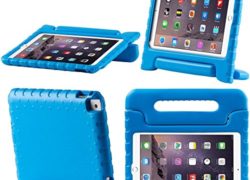 iPad Mini case,OHOH Apple iPad Mini iPad Mini Retina iPad Mini 3 case for kids [Kid Proof] [Scratch Resistance] [Drop Resistance]Light Weight Super Protection Carrying Handle and Convertable Stand Cover for iPad mini iPad mini 2 iPad mini 3(Blue)