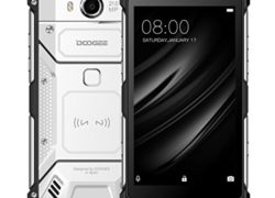 DOOGEE S60 Triple Proofing Smart Phone 6GB+64GB Cellphone IP68 Waterproof 5580mAh Battery 5.2 inch Android 7.0 MTK Helio P25 Octa Core up to 2.5GHz 4G Network Smart Phone Support NFC OTA Dual SIM Phone Fingerprint Identification (Silver)