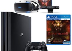 PlayStation VR Bundle 4 Items:VR Headset,Playstation Camera,PS4 Pro 1TB,VR game disc PSVR Until Dawn: Rush of Blood
