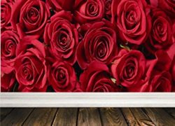LB 5X7ft Valentine's day Poly Fabric Wooden Wall&Floor Photography Backdrop CUSTOMIZED ZZ412