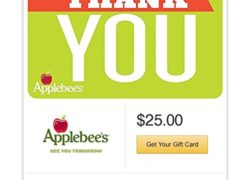 Applebee's Thank You Gift Cards - E-mail Delivery