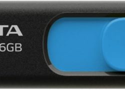 ADATA AUV128-32G-RBE Dash Drive Series UV128 32 GB USB 3.0 Flash Drive, Black/Blue