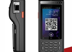 5 inch 2D barcode android 5.1 fingerpirnt thermal print rugged smart handheld terminal