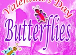 Valentine's Day Butterflies: A Valentine's Day Picture Book for Kids about a Butterfly celebrating Valentine's Day by Crafting a Valentine.