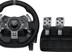 Logitech Driving Force G920 Racing Wheel, Force Feedback Steering Wheel