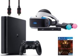 PlayStation VR Start Bundle 5 Items:VR Headset,Move Controller,PlayStation Camera Motion Sensor,PlayStation 4,VR game disc PSVR Until Dawn: Rush of Blood