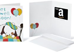 Amazon.com $1000 Gift Card in a Greeting Card (Get Well Soon Card Design)