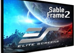 Elite Screens Sable Frame 2, 110-inch 16:9, Fixed Frame Home Theater Projection Projector Screen, ER110WH2
