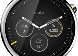 Motorola Moto 360 (2nd Gen.) - Mens 42mm, Black with Black Metal