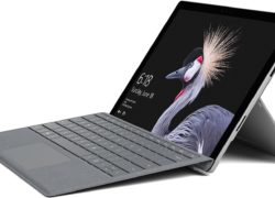 Microsoft Surface Pro (5th Gen) - Intel Core m3, 4GB RAM, 128GB SSD, with Surface Signature Type Cover – Platinum