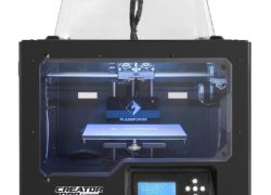 FlashForge 3d Printer Creator Pro, Metal Frame Structure, Acrylic Covers, Optimized Build Platform, Dual Extruder W/2 Spools, Works with ABS and PLA