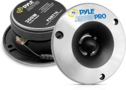 Pyle-Pro PDBT18 3.75-Inch Aluminum Bullet Titanium Horn Tweeter