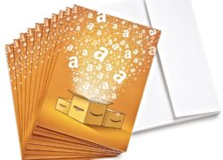 Amazon.com $100 Gift Cards in Greeting Cards, Pack of 10 (Amazon Surprise Box Design)