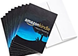 Amazon.com $100 Gift Cards in Greeting Cards, Pack of 10 (Amazon Kindle Design)