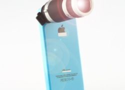 Shopping_Shop2000 8x Zoom Optical Telescope Camera Lens + Clear Case Cover Photo Set For iPhone 5C