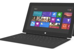 Microsoft Surface 64GB Tablet (Dark Titanium) with Black Touch Cover