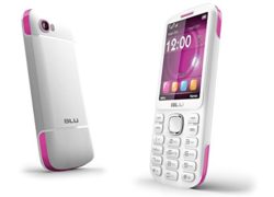BLU Jenny TV 2.8 T276T Unlocked GSM Dual-SIM Cell Phone with 1.3MP Camera-Retail Packaging-White Pink