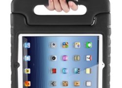 iPad Air 2 Case,Agrigle Shockproof Case Light Weight Kids Case Super Protection Cover Handle Stand Case for Kids Children For Apple iPad Air 2 (2014 Released) (Black)