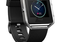 Fitbit Blaze Smart Fitness Watch, Black, Silver, Large