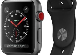 Apple Watch Series 3 (GPS) 42mm Smartwatch (Space Gray Aluminum Case, Black Sport Band)