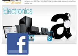 Amazon Gift Card - Facebook - Amazon Electronics (Former)