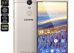 Lenovo K5 Note Smartphone - 5.5 Inch Full HD Display, Octa Core CPU, 3GB RAM, Dolby Audio, 3500mAh Battery, 13MP Cam (Gold)