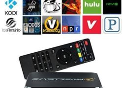 SkyStreamX 4 Quad Core CPU/Octa Core GPU Android TV Box Plug & Play Preloaded XBMC/KODI 4K ...