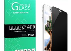 iPhone 6 Plus Screen Protector Privacy, ELEKMATE® Anti Spy Tempered Glass Screen Protector for Apple iPhone 6 Plus and iPhone 6S Plus New Model 5.5" [Retail Package]