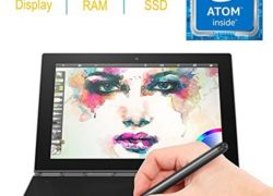 2017 Newest Lenovo Yoga Book 10.1-inch FHD Touch IPS 2-in-1 Tablet PC, Intel Atom x5-Z8550 1.44GHz, 4GB DDR3 RAM, 64GB SSD, Bluetooth, HD Graphics 400, Android 6.0.1 Marshmallow OS- Gunmetal Grey