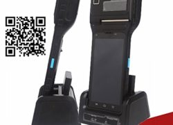 android 5.1 thermal printer 2D barcode scanner smart rugged handheld terminal with fingerprint
