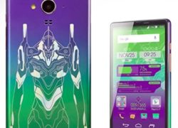 SHARP EVANGELION Unlocked Smart Phone SH-M02-EVA20 SIM Free 20th Anniversary