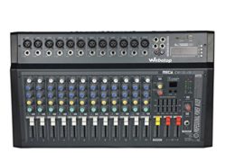 Webetop CMX1202 Audio Mixer 12-Channel 16 DPS Professional Amplifier Mixer with USB