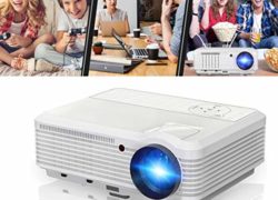 200" Home Theater Projector 1080p 720p, Video Projector Full HD 3900 Lumens 50,000hrs LED Lamp LCD Display, Indoor Outdoor Movie Projector for iPhone Smartphone TV DVD Xbox PC Laptop Blue Ray Player