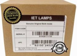 IET Lamps - Genuine Original Replacement bulb/lamp with Housing for VIEWSONIC RLC-081 Projector (OSRAM Inside)