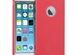 kwmobile TPU Silicone Case for Apple iPhone 6 / 6S - Soft Flexible Shock Absorbent Protective Phone Cover - coral