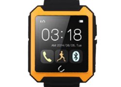 Sandistore U Watch U TERRA Bluetooth BT4.0 Smart Wrist Watch Phone Mate IP68 (Yellow)